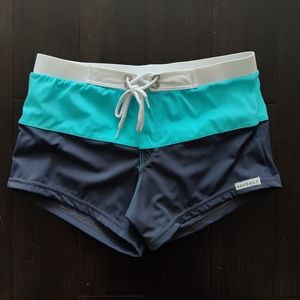 Sauvage Swim Shorts "Splice Riviera" Square cut